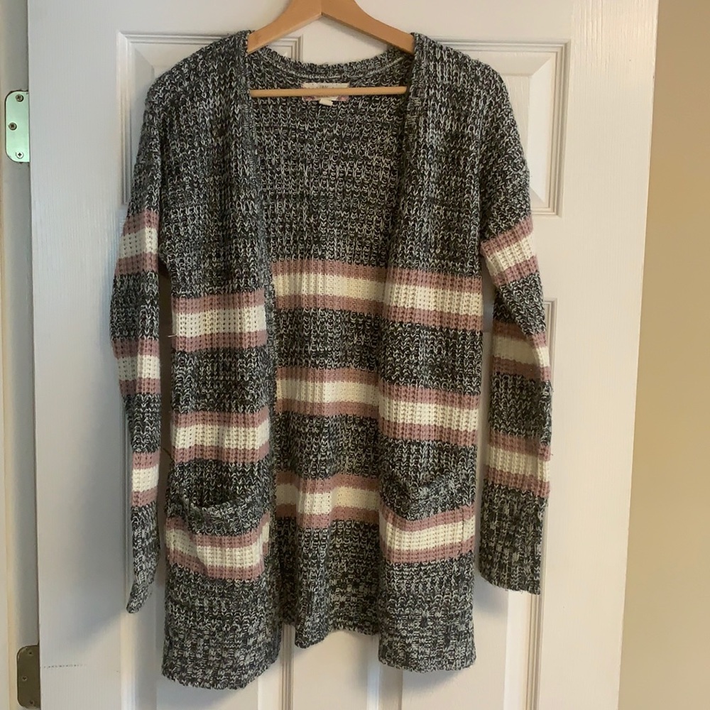 Host pick! 🌱 Pink Rose cardigan, large